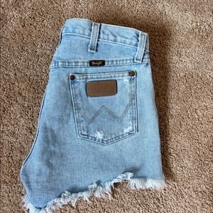 Wrangler denim shorts